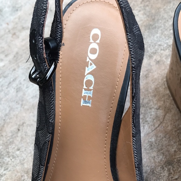 Coach wedges 🙋🏻‍♀️🔥💯 - Picture 2 of 6